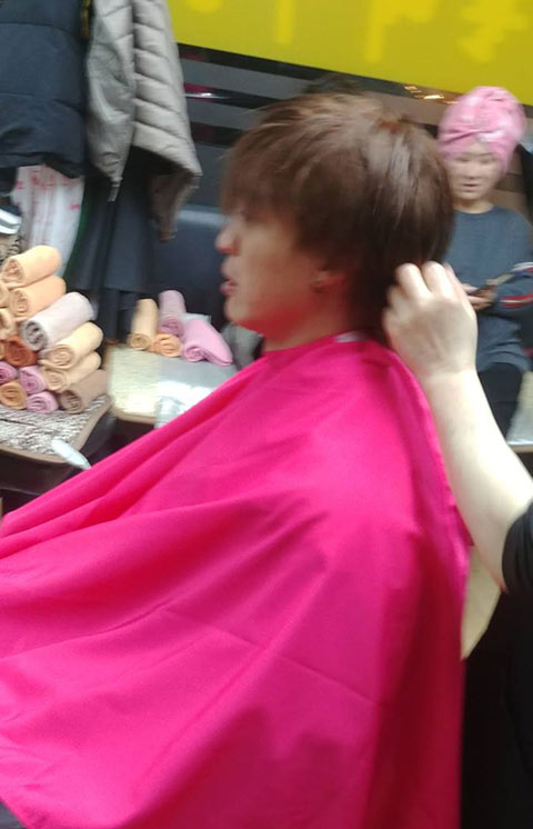 Tuấn Anh nhuộm tóc để đổi vận